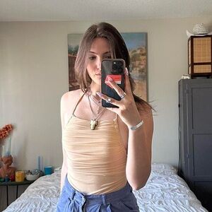 Skin colored bodysuit